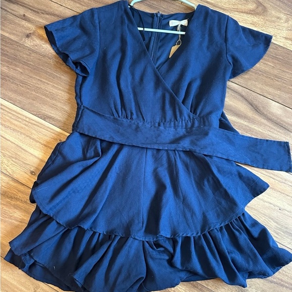 Altar'd State Dresses & Skirts - Altar'd State Deep Blue ROMPER